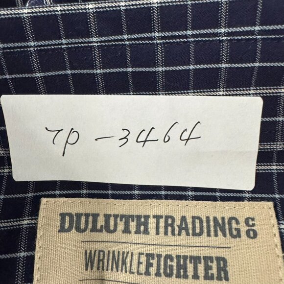 Duluth Wrinklefighter Relaxed Fit Long Sleeve Shirt Mens 4XL Plaid NWT TP-3464 - Picture 2 of 10